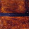 "Dumbell" -- oil on plaster on pressed wood